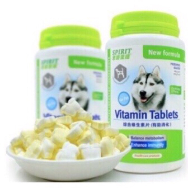 1 viên canxi khoáng vitamin dưỡng lông spirit cho chó mèo