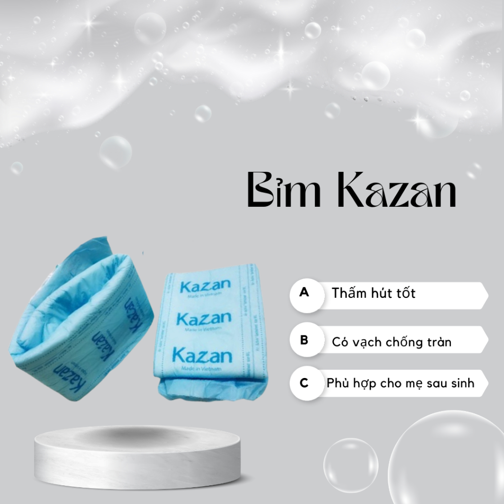 Bỉm cho mẹ sau sinh KAZAN bỉm dán người lớn người già Kazan