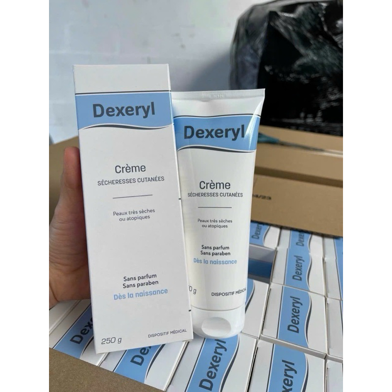 Kem Dưỡng Da Chống Nẻ Pháp Dexeryl Crème 250g - Nẻ Chàm Glycerol Vaseline Paraffine Creme