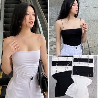 Áo 2 dây sợi bún thun gân