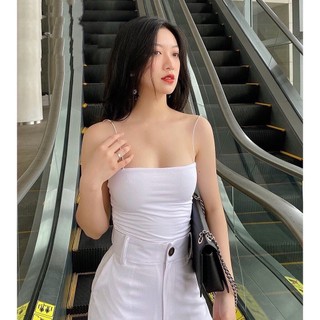 Áo 2 Dây Sợi Bún Thun Gân