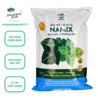  Giá thể kiểng lá Namix bao 10dm3 đã phối trộn tơi xốp cây khỏe mạnh lá đẹp hơn ngăn ngừa sâu bệnh 