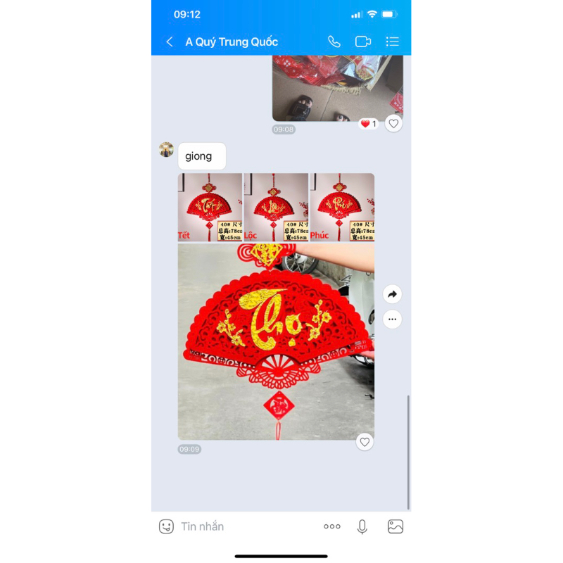 Quat treo  tet phuc loc tho