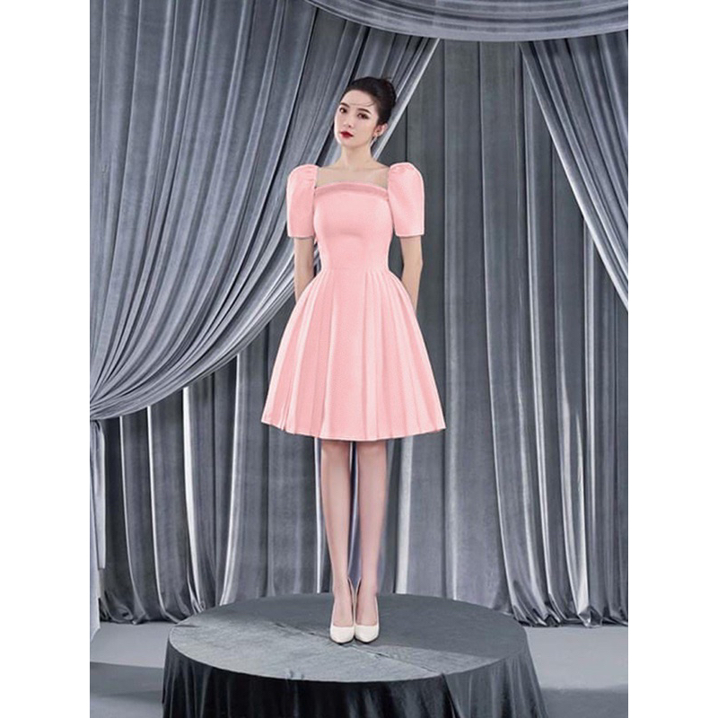 Đầm dự tiệc thương hiệu Đầm Váy Mina thiết kế dáng xoè chất liệu Taffeta MN214