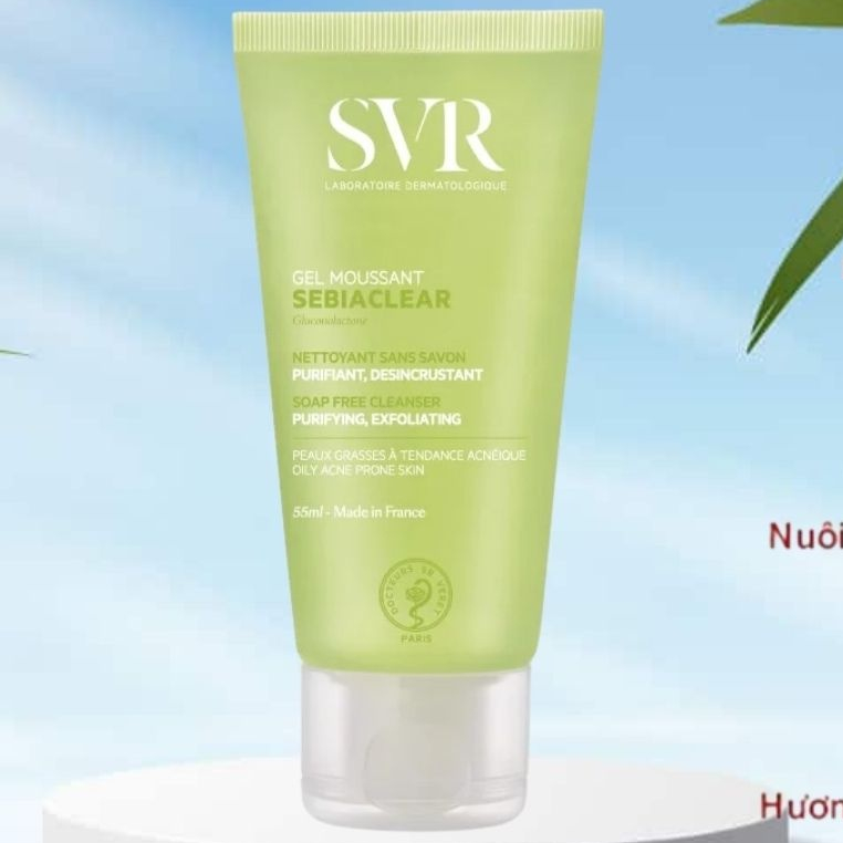 Sữa rửa mặt SVR cho da dầu, mụn 200ml.