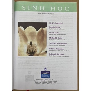 Sách - Sinh Học Campbell  Mới nhất - ĐN