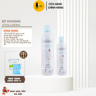Chai xịt khoáng Evoluderm cân bằng độ ẩm Pháp chính hãng