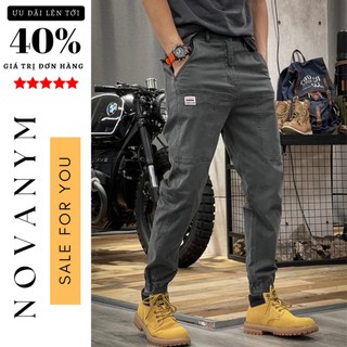 Quần Jogger kaki PHshop204, quần kaki 6 túi, gấu bo chun, 2 túi đừng trước phong cách trẻ trung