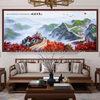 Tranh thêu vạn lý trường thành DX1156 , thêu kín tranh