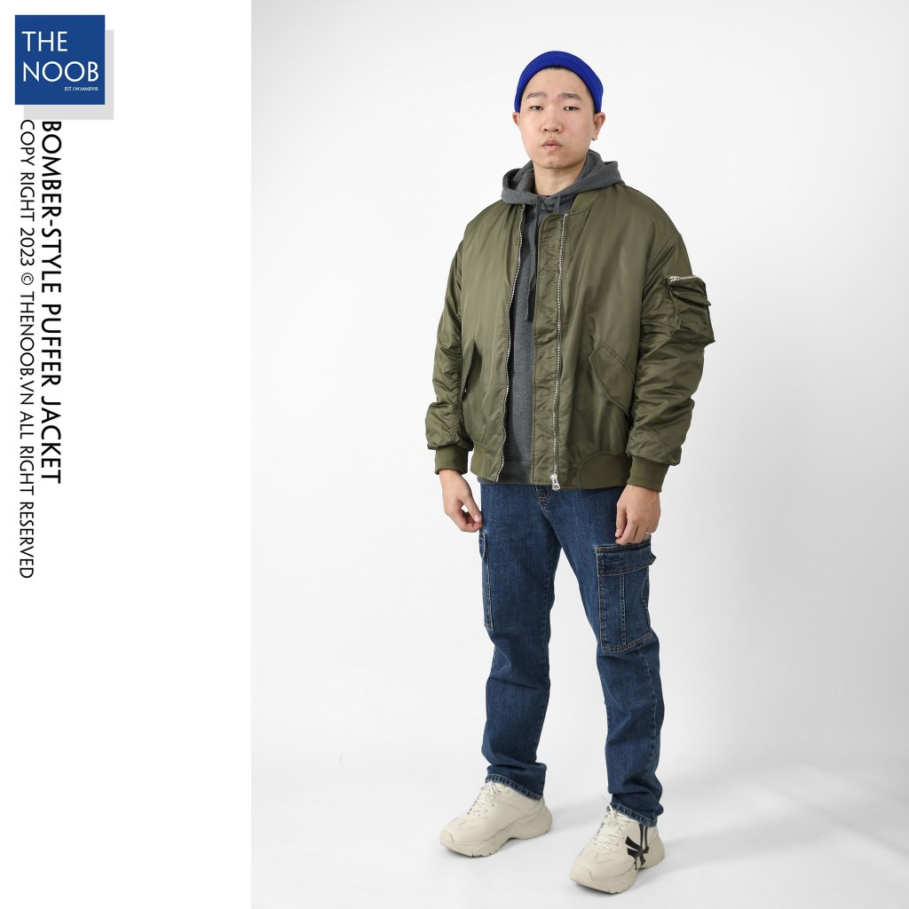 Áo Khoác Bomber Trần Bông Form Loose Fit - 2023AK85 - 2023AK83 - 2023AK84