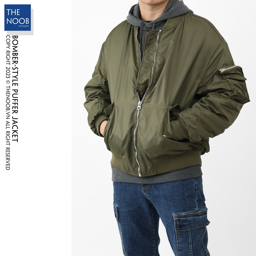 Áo Khoác Bomber Trần Bông Form Loose Fit - 2023AK85 - 2023AK83 - 2023AK84