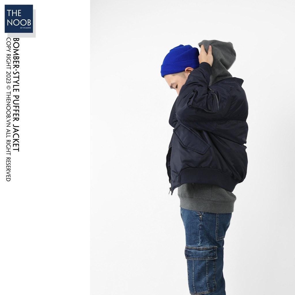 Áo Khoác Bomber Trần Bông Form Loose Fit - 2023AK85 - 2023AK83 - 2023AK84