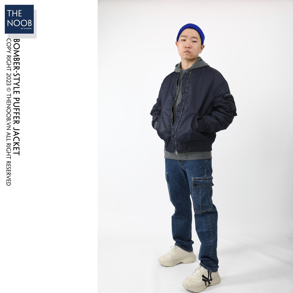 Áo Khoác Bomber Trần Bông Form Loose Fit - 2023AK85 - 2023AK83 - 2023AK84