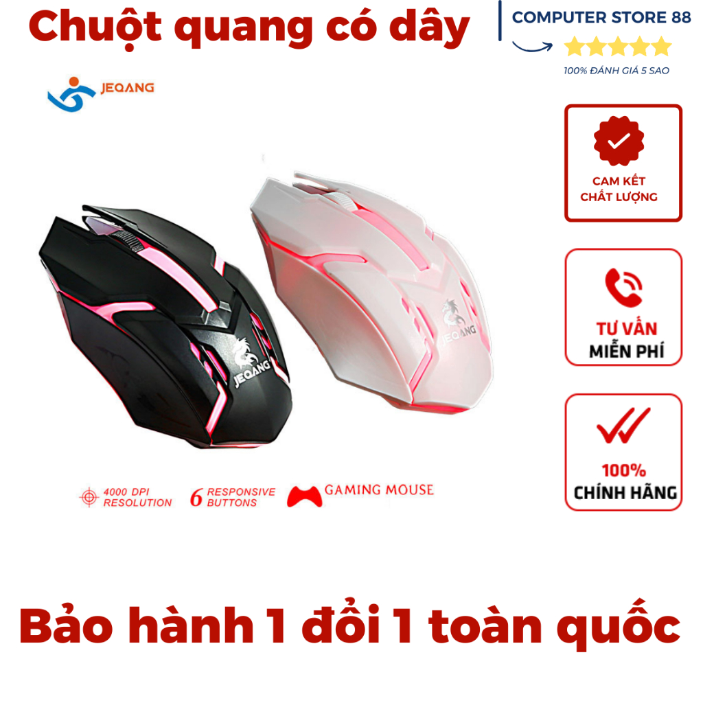 Chuột chơi game có dây usb, chuột chơi game CF LOL có đèn LED phát sáng