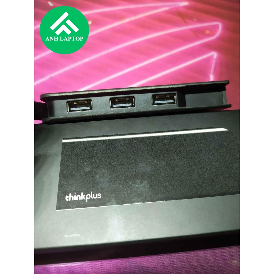 Bộ chia TypeC ra USB 3.0, VGA 1920x1080 @60Hz. Chính hãng LENOVO