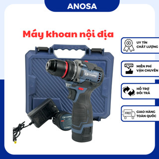 Máy khoan pin Kampro 7018 Đầu kẹp Autolock 10mm động cơ không chổi than