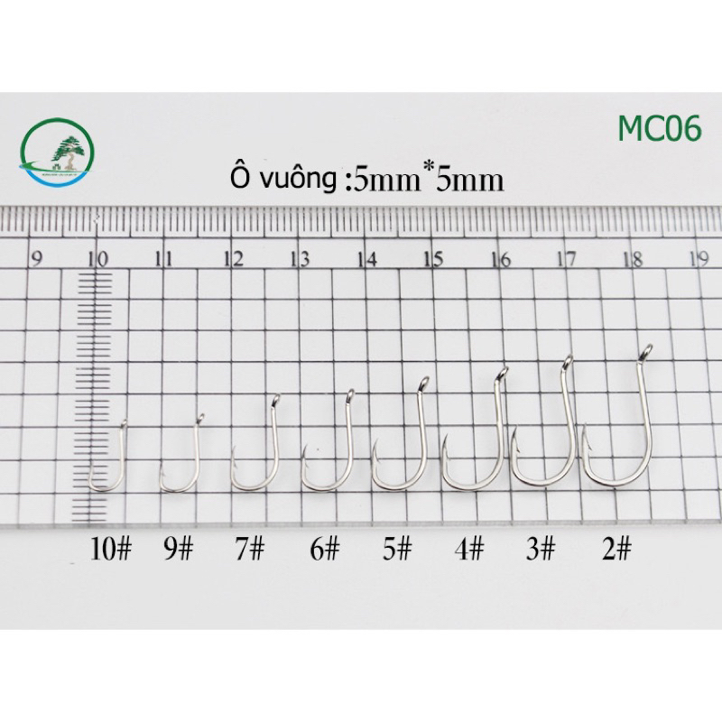 Móc câu Diếc, Chép, Rô,.. >  Combo 50 chiếc MC06
