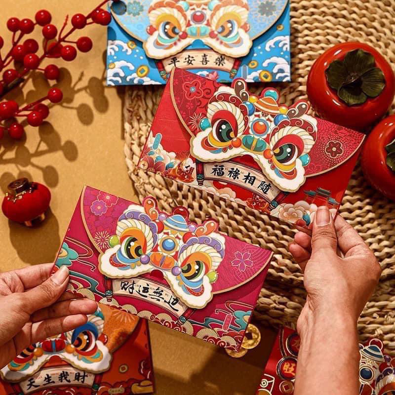 Set 20 LÌ XÌ NHẬP KHẨU RỒNG VÀNG