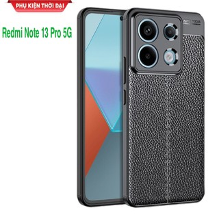 Ốp lưng Xiaomi Redmi Note 13 Pro 5G / Note 13 Pro 4G chống sốc vân da Auto Focus thời trang cao cấp