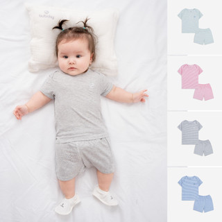 Bu baby - bộ quần áo ngắn tay cổ chồm joyful - bu siro bsr130500 | quần áo bu baby chính hãng