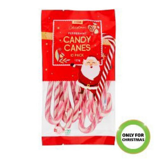 Túi kẹo gậy 10 cây Noel hàng Úc