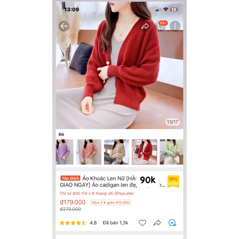 Áo len / cadigan 2hand