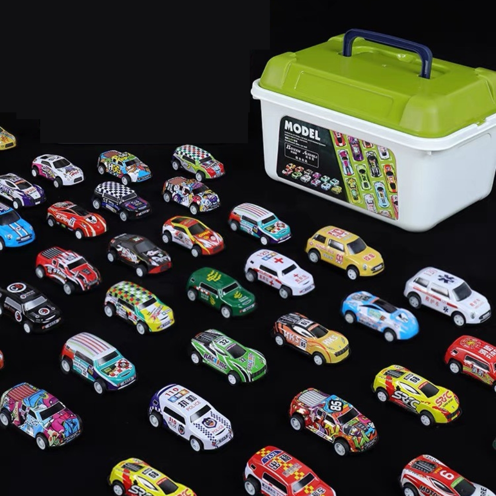 Thùng 30 Xe Ô tô  Chạy Đà Chất Liệu Hợp Kim, Đồ Chơi Xe Cho Bé