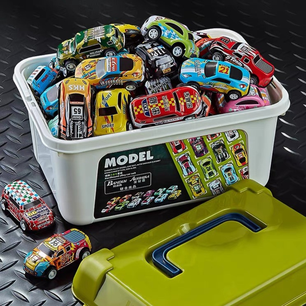 Thùng 30 Xe Ô tô  Chạy Đà Chất Liệu Hợp Kim, Đồ Chơi Xe Cho Bé