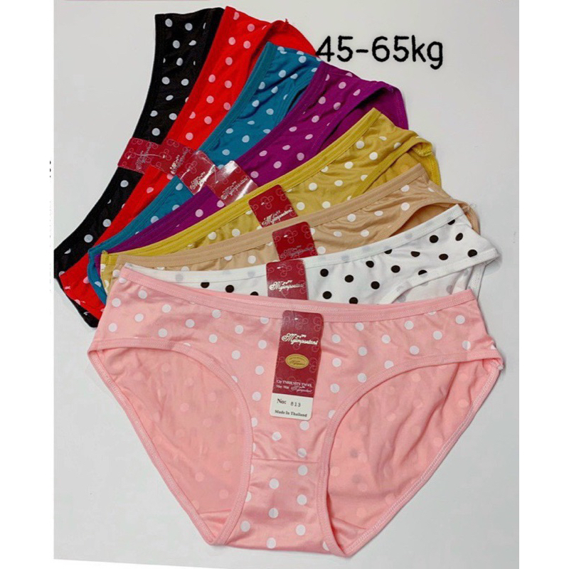 Giá 1k 1k free ship đồ 1k quần lót cotton chấm bi cao cấp 1k quần áo size 45-65kg