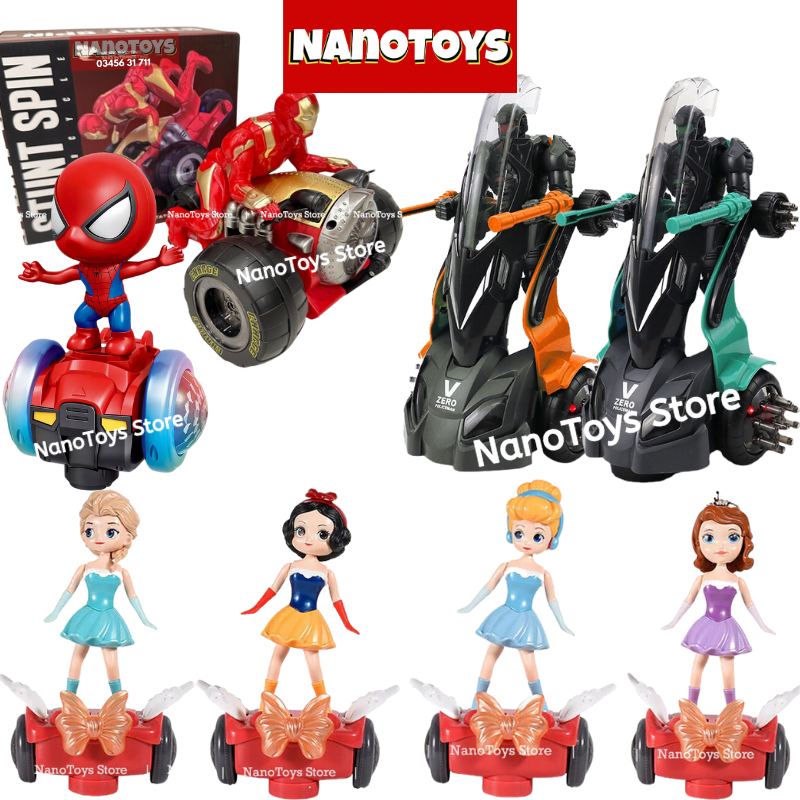 Đồ chơi siêu nhân, người nhện, nhảy múa - có mặt nạ - Spiderman nhảy múa, Người sắt, múa lân - tặng pin - NANOTOYS STORE