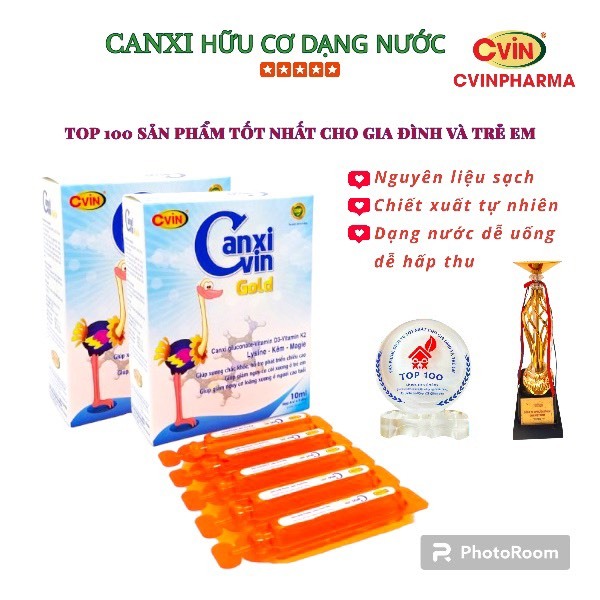 Canxi Hữu Cơ dạng siro dễ hấp thu – Canxi Vin Gold