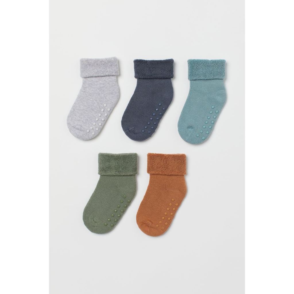 Set 5 tất chống trơn cho bé HM