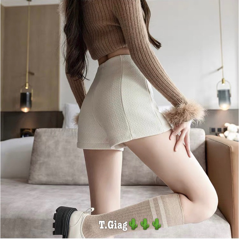 Quần Sóc Dạ 2 túi Trước Hàng QC