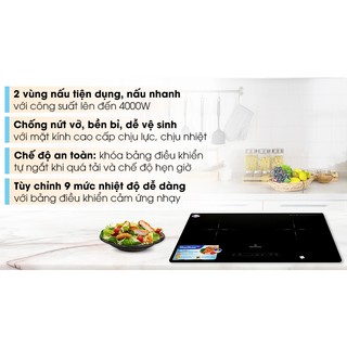 Bếp từ đôi Bluestone ICB-6818 4000W