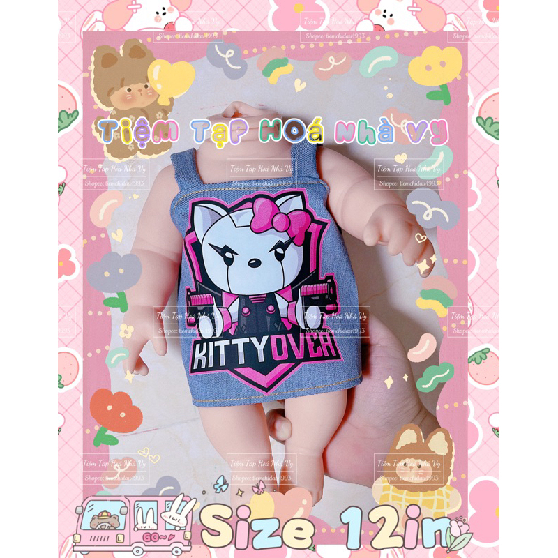 🧸Quần Áo Bé Gái Size 12inch Tổng Hợp💗🍓💗🍓