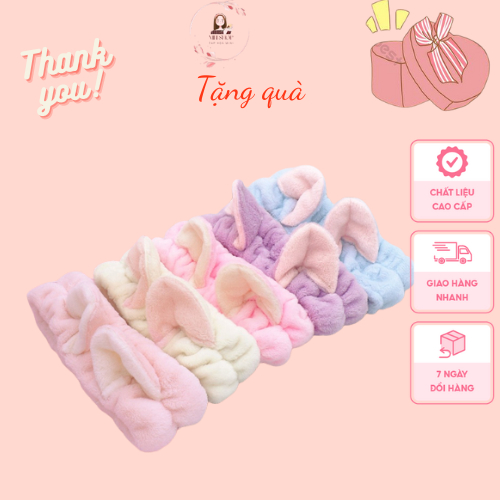 Băng đô rửa mặt tai mèo 3d-Min Shop
