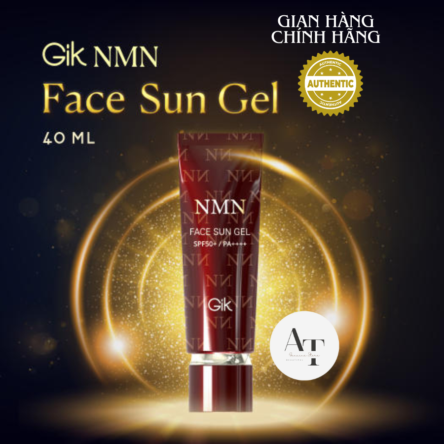 Gel chống nắng GIK NMN FACE SUN GEL YGFS40 tuýp 40ml bảo vệ da trước tác động của các tia UVA/UVB