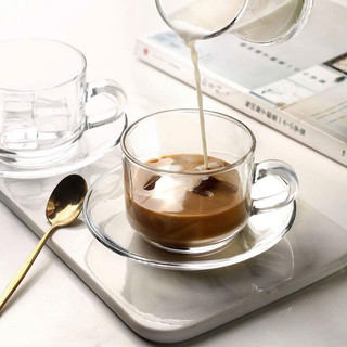 Bộ 6 tách va đĩa , capuchino, tách thủy thái lan