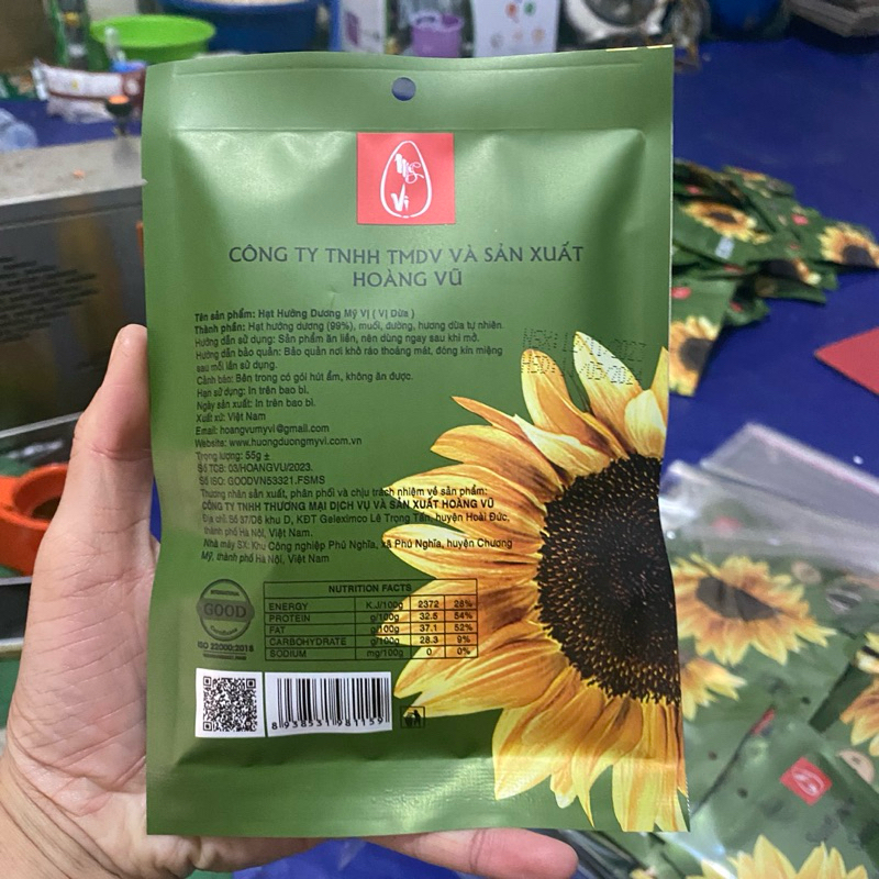 Hướng Dương Mỹ Vị Gói 55g