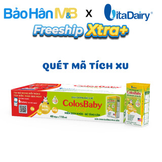 Sữa pha sẵn colosbaby gold vitadairy - thùng 48 hộp 110ml