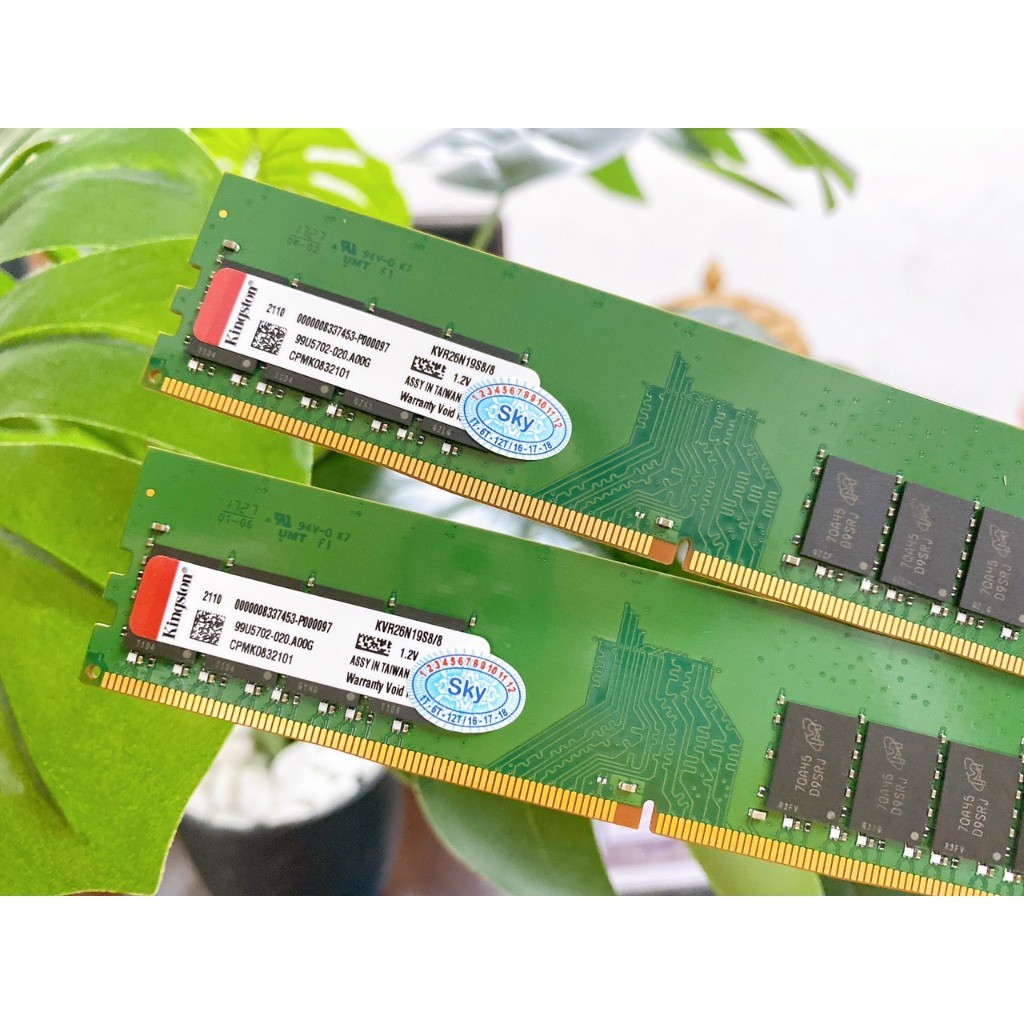 Ram DDR4 8GB 2666Mhz Kingston Dùng Cho Máy Tính Để Bàn PC Desktop - Bảo hành 3 năm 1 đổi 1