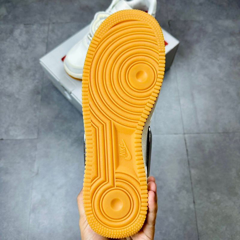 Giày Sneaker Cổ Thấp Nike Air Force One AF1 Low Travis Scott Sail AQ4211-101