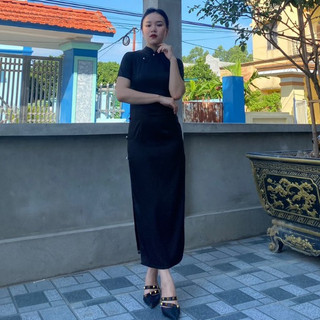Đầm Váy Sườn Xám Dáng Dài Mã SX01