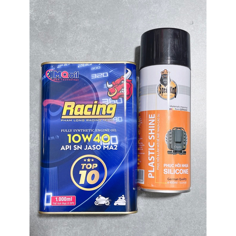 Nhớt xe máy 4T hiệu MQoil Phạm Long Racing Team 10W40 MA2