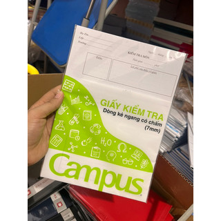 Giấy kiểm tra campus hàng chất lượng cao COMBO 3 tệp