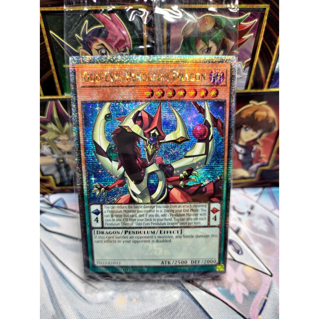 Thẻ bài Odd-Eyes Pendulum Dragon - TN23-EN011 - Quarter Century Rare 1st Edition