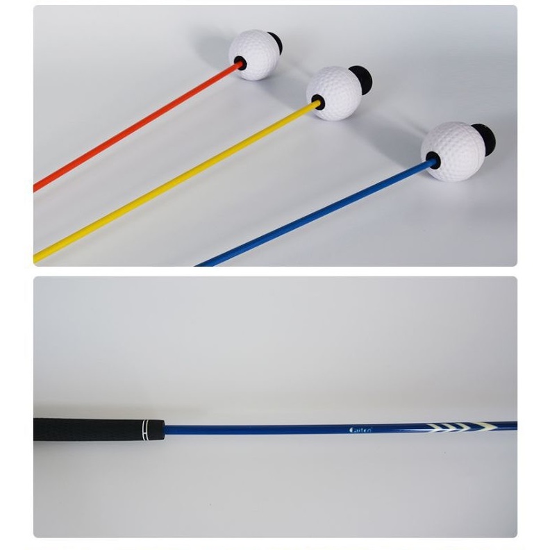 Gậy tập Swing Golf bóng Pu nam châm Gậy tập Golf Golf swing trainer indoor grip swing practice stick