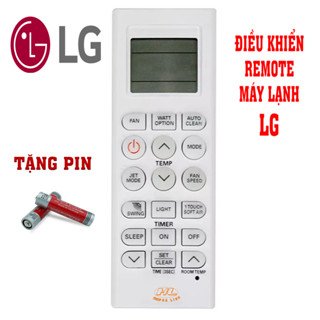  Điều Khiển Remote Điều Hòa Máy lạnh LG INVERTER sử dụng cho LG Model V10ENC  Tặng Kèm Pin  