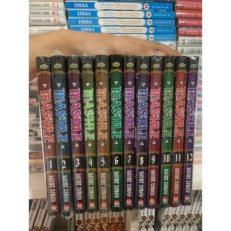 Mashle tập 1,2,3,4,5,6,7,8,9,10,11,12 full phụ kiện