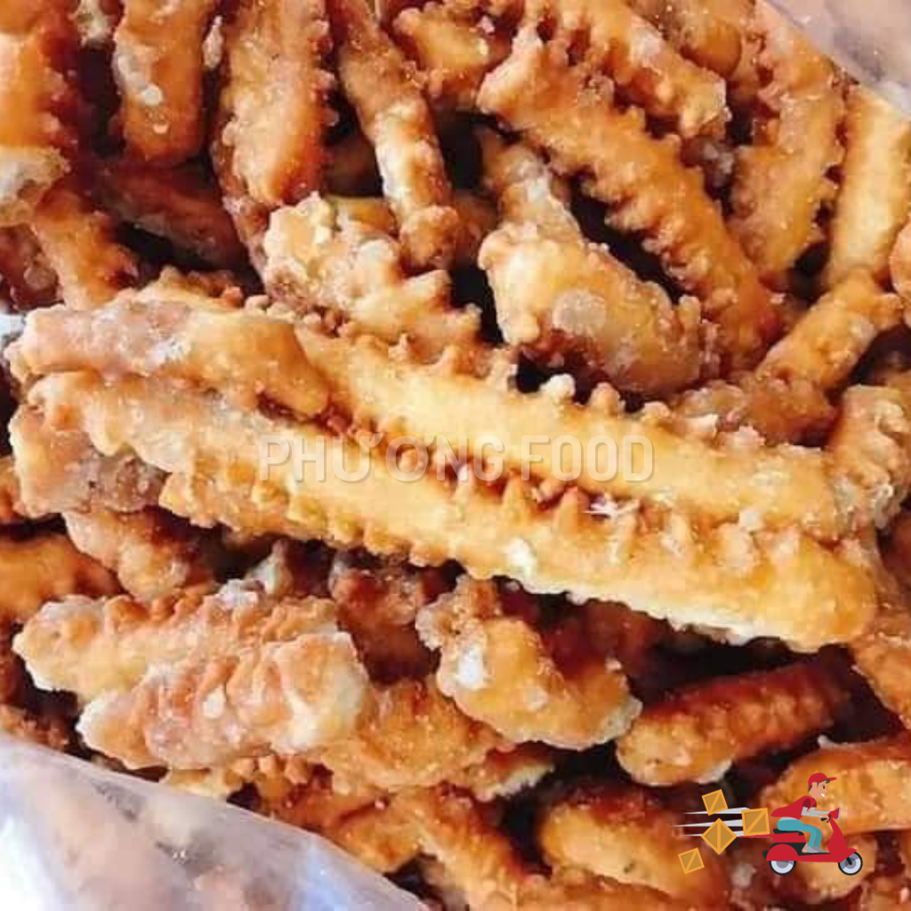 Quẩy Đường Gừng, Quẩy Sâu, Quẩy Sâu Đường, Quẩy Chân Rết, Quẩy Giòn Rụm, Thơm Ngon Mùi Gừng